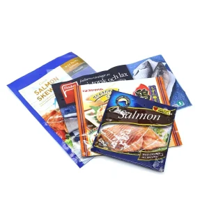 Custom Printed Resealable Ziplock Flat Bottom Stand up Pouch Box Food Storage Packaging Frozen French Fries Packaging Bag