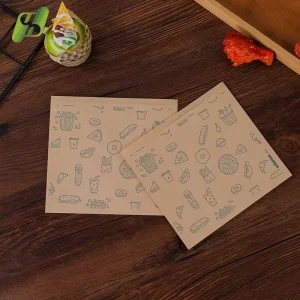 Custom Printed Sandwich Wrapping Paper Food Grade Greaseproof Paper for Deli Bakery Cafe and Restaurant Use