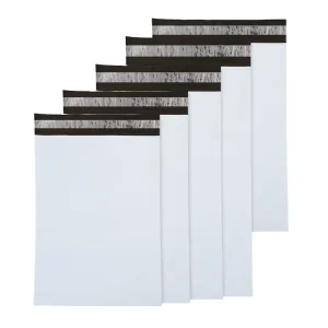 Custom Printed White Plastic Poly Mailing Bags Durable Shipping Packaging Mailers for Clothes Shoes Box
