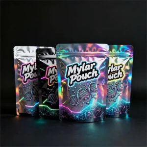 Custom Printed Zip Lock Resealable Stand up Pouches Aluminum Foil Lined MYLAR Food Packaging Bags Plastic Bags