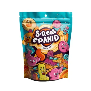 Custom Printed Zipper Packaging Bags Sweets Snacks Candy Ziplock Bags Food Packaging Stand up Pouches