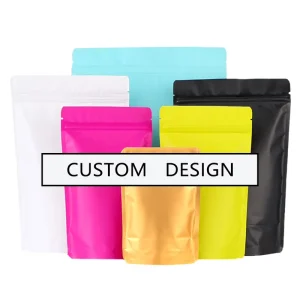 Custom Printing Stand up Pack Bags Recyclable Packaging Ziplock Bag Print logo Plastic Stand up Pouch Printing