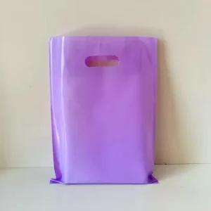Custom Recyclable Poly T shirts Bag Die Cut Handle Groceries Business Promotion PE Plastic Shopping Bags With Logo