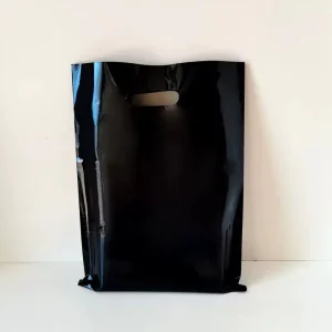 Custom Recyclable Poly T shirts Bag Die Cut Handle Groceries Business Promotion PE Plastic Shopping Bags With Logo