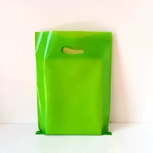 Custom Recyclable Poly T shirts Bag Die Cut Handle Groceries Business Promotion PE Plastic Shopping Bags With Logo