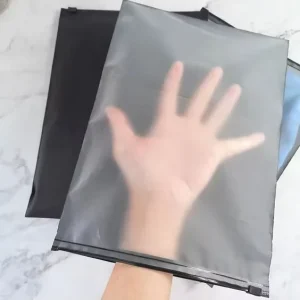 Custom Recycled Ziplock Poly Bags with Your Own Logo Frosted Apparel Shipping Clothing Packing Pouches