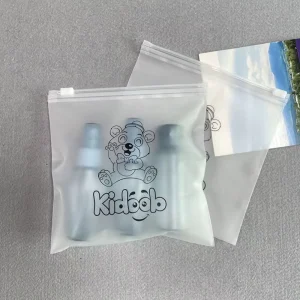 Custom Reusable Bags T Shirt Bikini Skirt Dress Packaging Zipper Bag Print with Log Plastic Package PE Carrying Bag CMYK LD