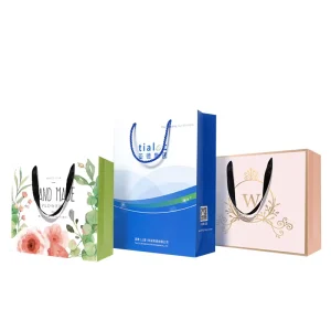 Custom Shoes Clothing Gift Bags Packaging With Logo Small Business Packaging Paper Shopping Bag Gift Bag With Your Own Logo
