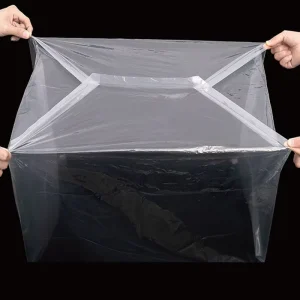 Custom Size LDPE HDPE Clear Plastic Poly Cellophane Side Gusseted Bag