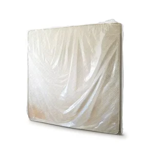 Custom Size Logo Printed 1.5-4 Mil Disposable Clear Heavy Duty Waterproof Home Furniture Mattress Protector Moving Storage Bag