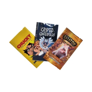 Custom Small Aluminum Foil Packaging Bag for Trading Cards Heat Sealing Bag for Game Card Packing