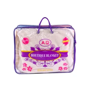 Custom Transparent Durable PVC Stand Pouch Recyclable Portable Quilt Bag for Bedding Pillows Blankets Packaging