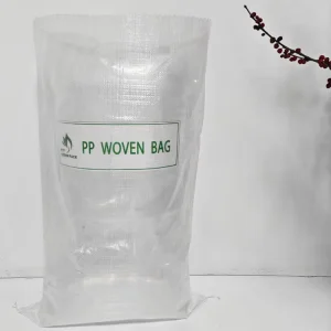 Custom Transparent Woven Bags for Wheat Rice Corn Soybean Packaging