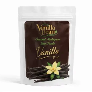 Custom Vanilla Powder Packaging Bag Stand up Pouch with Zipper Low MOQ Digital Printing Food Packaging