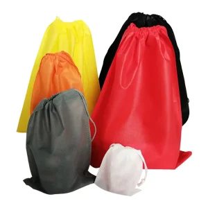 Custom Waterproof Nonwoven Drawstring Bags Non Woven Drawstring Packaging Bag Shoe Bags