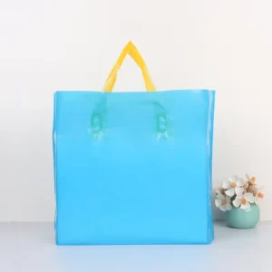Custom Women Clothes Packaging Poly Bags Plastic Poly Bags With Handle