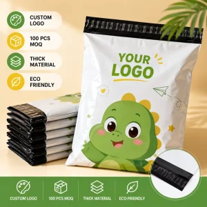 Custom express packaging bags with logo printed tear resistant waterproof Polypropylene plastic mailing bags