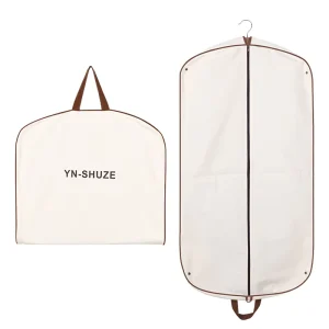 Custom logo hang up Garment Dress Bag High Quality Clothing Zipper Dust Suit Cover Bag