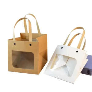 Customizable Paper Logo Printing Gift Bag for Retail Packaging