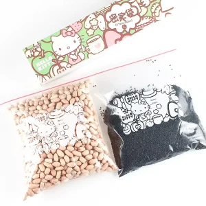 Customizable Plastic Bag with Watertight Zipper Fresh Keeping Supports Customization