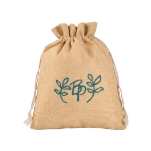 Customizable Small Linen Drawstring Gift Bags for Jewelry Packaging Bulk Supply Fast Shipping