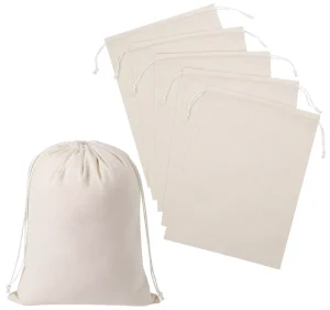 Customization Jewelry Packing Fabric Drawstring Bag Cotton Drawstring Bag Small Drawstring Pouch Bag