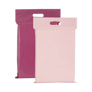 Customize Handle Mailer Poly Bag LDPE Matte Black Clothes Bag for Mailer Shoes Box Envelopes Mailing T-Shirt Bag
