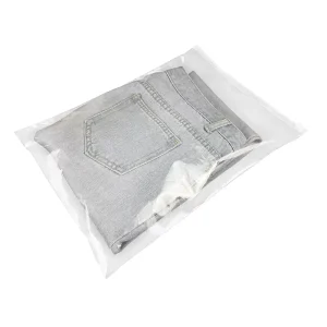 Customize Printed Logo Recyclable Frosted Plastic Garment Ziplock Pouch Biodegradable Swimwear Packaging Zipper Bag for Clothes