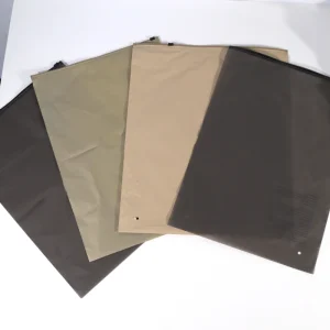 Customized Black Clothing Zip Lock Poly Bags Packaging Logo Printed Hoodie Pouch for Underwear Shoes Socks