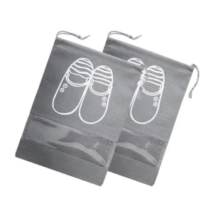 Customized Design Shoe Bag Set Travel Drawstring Shoe Pouch for Men and Women