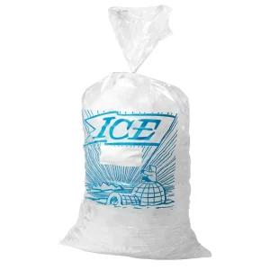 Customized Disposable Plastic Ice Bag Packing with Logo with Drawstring