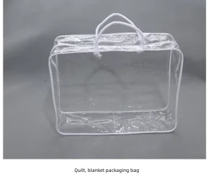 Customized Factory Eco Friendly PVC Blanket Bag Bed Sheet Package Bag Duvet Bag