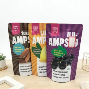 Customized Food Packaging Bag Printed Mylar Bag Plastic Packaging Bags Smell Proof Stand up Ziplock Pouch