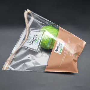 Customized Heat sealed Food Grade Gravure Printed Moisture Proof Recyclable CPP Fresh Hydroponic Veggie Packaging Bags