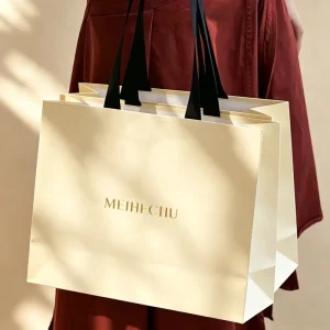 Customized High End Paper Bag Women’s Handbags Clothing Stores Printing Logos Packaging Gifts Clothing for Women Packaging