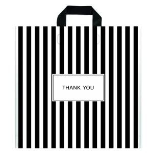 Customized Logo Eco-friendly Printing High Quality Clothing Packaging Tote Plastic Bag Shopping Bag