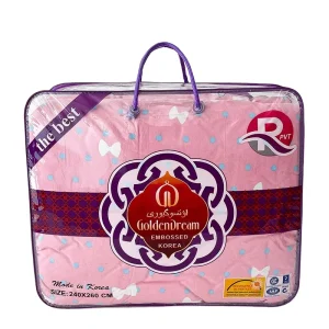 Customized Logo Gravure Printed Clear PVC Bedding Packaging Bag Steel Wire Frame Waterproof Blanket Drawstring Bag Quilt Bed