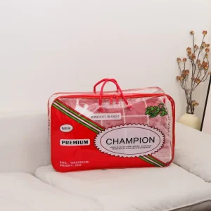 Customized Logo Gravure Printing PVC Plastic Packing Bags Zipper Top Storage Clothing Blanket Bedding Fur Shoes Waterproof Dust