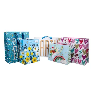 Customized Logo Paper Packaging Bags Kraft Paper Bags with Handle