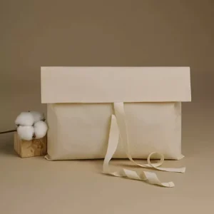 Customized Logo Recyclable Clothing Shoes Dust Bag Cotton Envelope Pouch for Gift Packaging