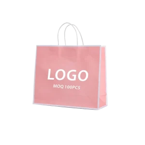 Customized Luxury Packaging Bag with Own logo Shopping Paper Bags Retail Store Gift Bags Small Business for Shoes and Clothing