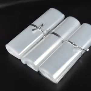 Customized PE Flat Open Package Bag HDPE Bag Clear Transparent Plastic Bags for Packaging