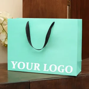 Customized Personalized Packaging Custom Kraft Gift Shopping Paper Bags with Your Own Logo