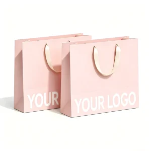 Customized Personalized Printed Logo Gift Shopping Bags for Shipping