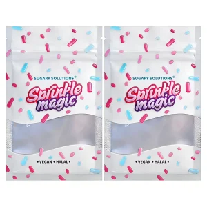 Customized Printed Laminated Aluminum Foil Flat Packaging 3 Side Sealed Pouch Plastic Dry Food Bag Candy 3.5 Zip Lock Mylar Bags