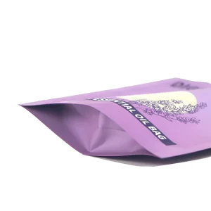 Customized Printed Laminated Food Grade Packaging Bags for Dry Fruits Pet Food Flat Bottom Limanited Ziplock Top With Window