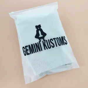 Customized Printed Packaging Bag Tshirt Clothes Packaging Slider Ziplock Bag Clothing Plastic Zipper Bag