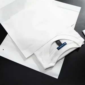 Customized Self adhesive Clothing Bag Inventory Compostable Glass Paper Bag Suitable for Shoe Sock Gift Packaging