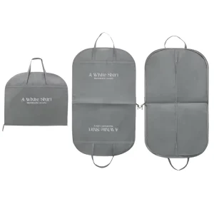 Customized Suit Cover Zipper Closure Packing Bags Non Woven Dust Garment Wedding Dress Bag with Logo