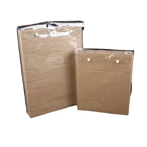 Customized Thickness Transparent Plastic Bedsheet Package Bags With Snap